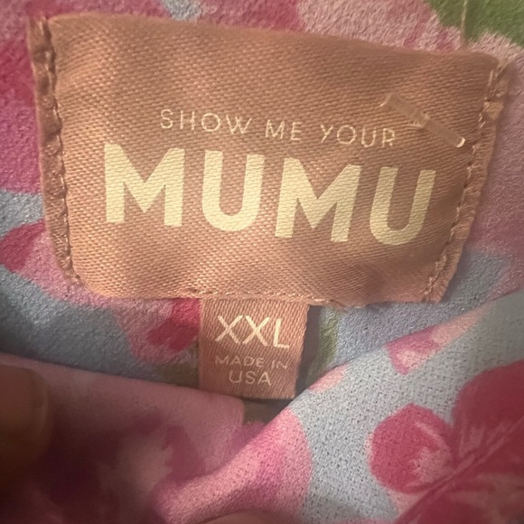 Show Me Your Mumu Weddings Pink Floral Scoop Neck Tiered Maxi Dress - Picture 9 of 9